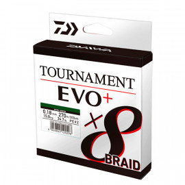 DAIWA TOURNAMENT 8 BRAID EVO 0.12MM 270M